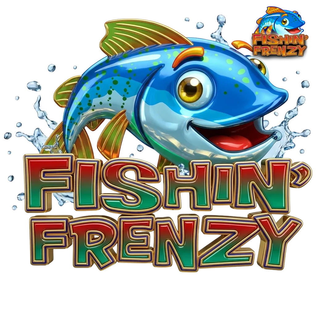 Colorful fishing-themed slot machine reels with nautical symbols and ocean backdrop for Fishin Frenzy UK casino game