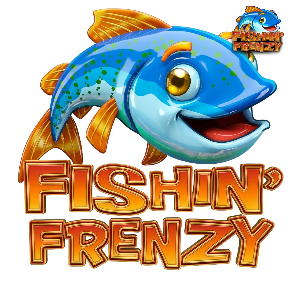 Fishin Frenzy slot game interface showing 5 reels with fishing theme and bonus features for UK casino players